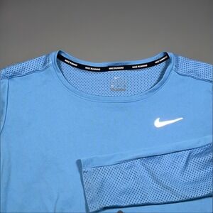 Nike Dri-Fit Element Long Sleeve Running Shirt Women XL Ultralight Mesh Back